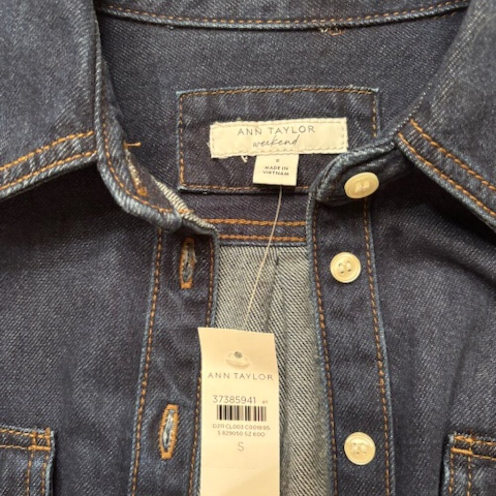 Ann Taylor Weekend Collection Patch Pocket Denim … - image 2